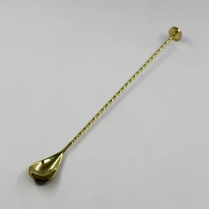 CUCHARA BAR MUDDLER 30 CM DORADA